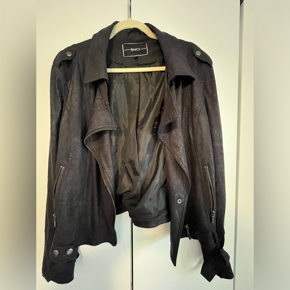 BNCI faux moto jacket
